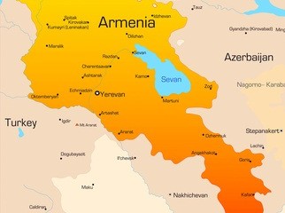 Karte von Armenien