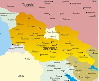 Karte von Georgien