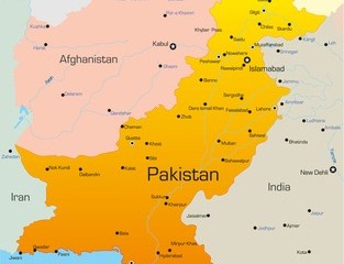 Karte von Pakistan