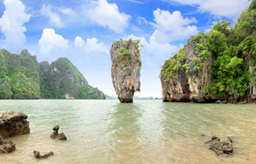 Thailand - James Bond Felsen auf Phang Nga