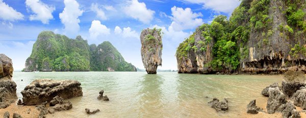 Thailand - James Bond Felsen auf Phang Nga