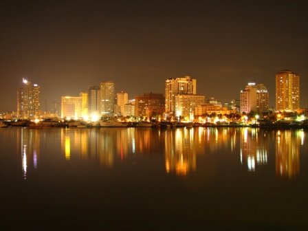 Blick auf Manila (Philippinen)