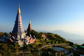 Pagoden auf Doi Inthanon - Thailand