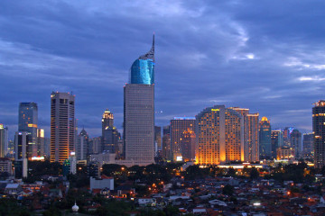 Skyline von Jakarta