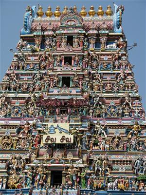 Kapaleeswarar-Tempel in Chennai - Indien