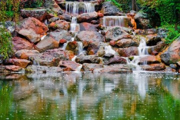 Eden Nature Park, Wasserfall