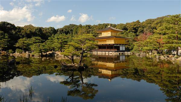 Die Tempelanlage Kikaku-ji