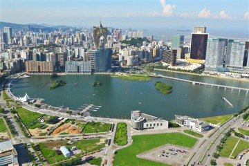 Blick auf Macao - China