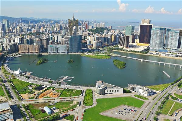 Blick auf Macao - China