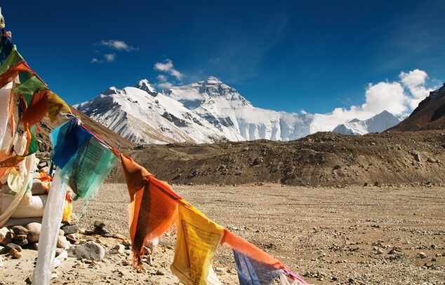 Tibetische Gebetsfahnen