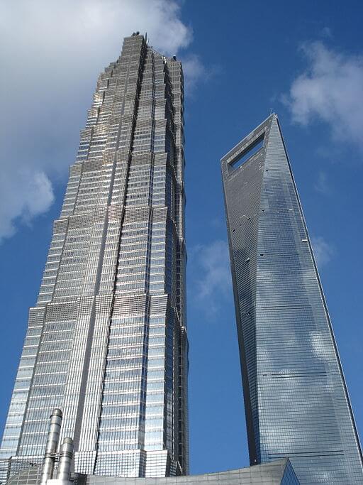 Jin Mao Tower und Shanghai World Financial Center