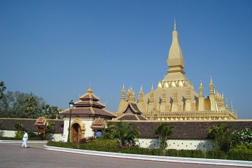 Pha That Luang in Laos