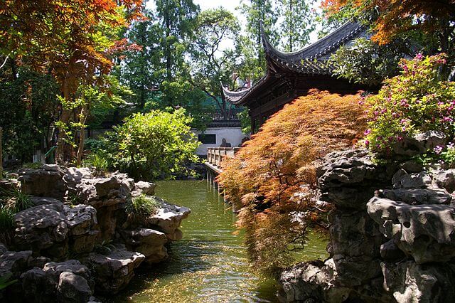 Der Yu-Garten in der Altstadt von Shanghai