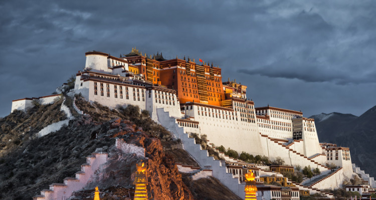 Der Potala-Palast in Lhasa