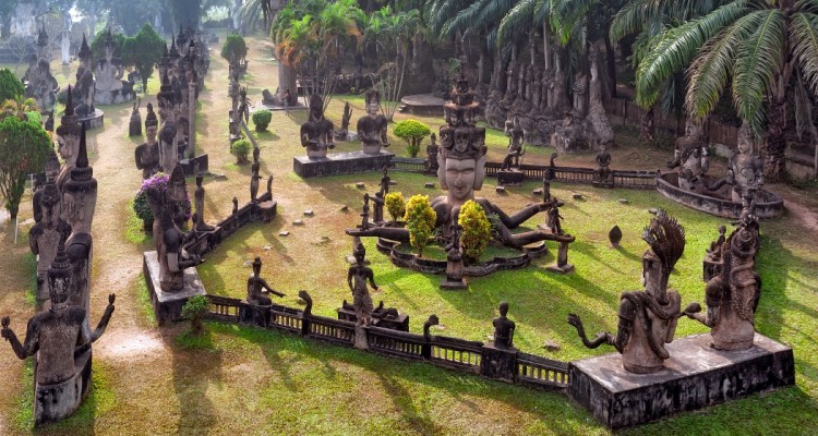 Im Xieng Khuan Buddha Park bei Vientiane