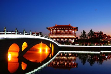 Xian (China) bei Nacht