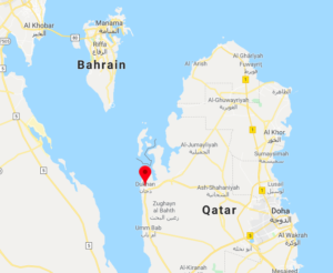 map of dukhan qatar